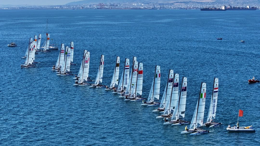 Yunanistan’da Düzenelen 2025 Nacra 17 European Championship Tamamlandı. 3-8 Haziran 2025 tarihleri arasında Thessaloniki, Yunanistan’da, Nautical Club Thessaloniki