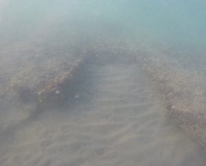 Ordu’nun Ünye ilçesinde deniz altında fark edilen ve tarihi olduğu
