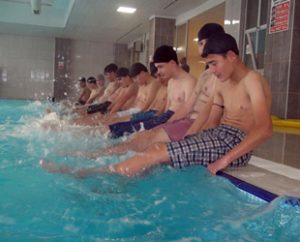 Yozgat’ın Saraykent ilçesinde “Yüzme Bilmeyen Gencimiz Kalmasın” projesi kapsamında bin