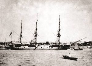 Japonya’nın Kushimoto kenti açıklarında 1890’da kayalıklara çarparak batan Ertuğrul Fırkateyni’nde