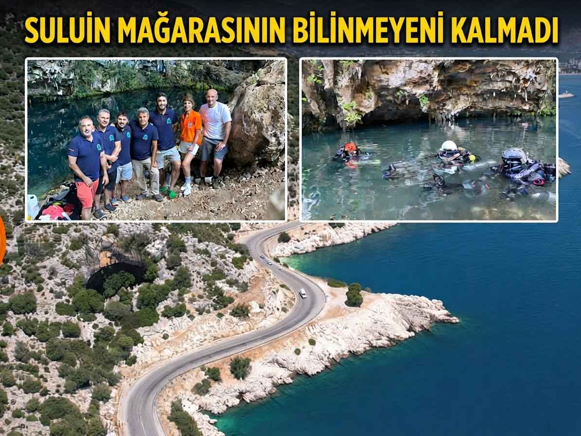 Ülkemizin en gizemli ve keşfedilmemiş sualtı mağaralarından olan Finike-Suluin’in artık