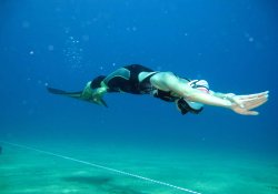 Sualtı sporlarında bayanlarda Türkiye rekortmeni ve Avrupa ikincisi olan Bilge