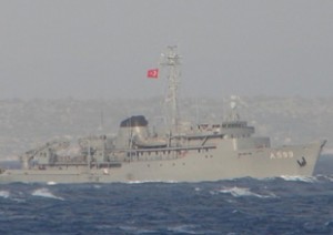 Türk Deniz Kuvvetleri’ne ait TCG A-599 çeşme sınıfı hidrografik ve