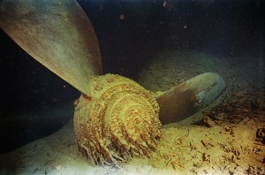 The site where the fateful Titanic sunk in the Atlantic