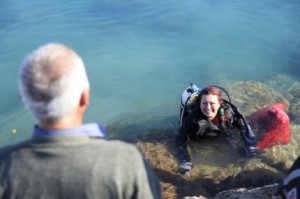 Side Silver Diving Dalış Okulu tarafından Side Limanı’nda deniz temizliği