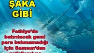 Fethiye ilçesinde dalış turizmini geliştirmek amacıyla batırılması planlan askeri gemi, para bulunamadığı için Fethiye’ye getirilemiyor. 42 metre uzunluğundaki geminin Fethiye’ye getirilmesi için 60 bin TL paraya ihtiyaç var. Yamaç paraşütü ve tekne turları ile turizme hizmet eden Fethiye’de dalış turizmini […]
