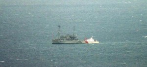 İzmir’in Foça İlçesi yakınlarında denize düşen askeri eğitim uçağını çıkarma