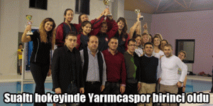 Kocaeli Sualtı Hokeyi Turnuvası sonuçlandı, erkekler kategorisinde Yarımcaspor birinci oldu.