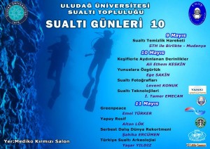 Uludağ Üniversitesi Sualtı Topluluğu (USAT) üniversitenin en aktif topluluklarından biridir.