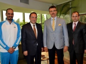 Önceki gün IMF Başkanı ile birlikte Değirmendere’ye gelen Devlet eski