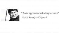 Bazı eğitmen arkadaşlarımın, bunca sıkıntılarımız ve sorunlarımızın çözülmesinde meslekdaş dayanışmasını beceremezken, boyle bir rezillikte meslekdaş dayanışmasına çağrı yapması bence talihsiz bir davranış olarak değerlendirilebilir. Ancak kendi adıma, yıllardır kendi meslekdaşlarını asılsız ihbarlarla sürekli taciz eden, Ayvalık’ta tek kalmak adına üst […]