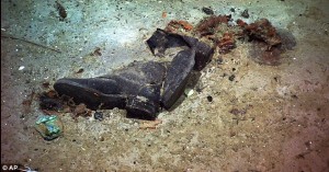 Newly-released photos show the haunting images of Titanic victim’s clothing