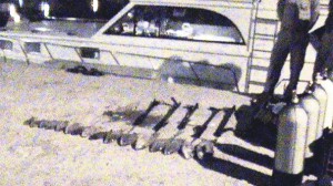 Ayvalık’ın çeşitli noktalarında dalgıçları daldıran sualtı kulüplerinden Körfez Dalış Merkezi
