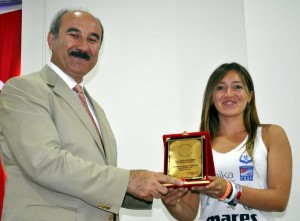 Seminerde Tahsin Ceylan’ın çektiği, Şahika Ercümen’in dalış görüntüleri büyük beğeni