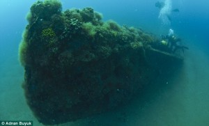 The final resting place of a First World War submarine,