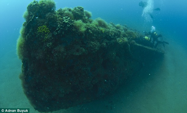 The final resting place of a First World War submarine,