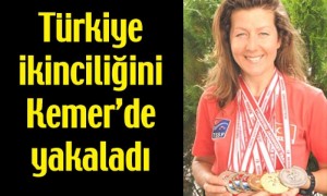 Çanakkaleli Edebiyat öğretmeni Birgül Erken, Kemer’de düzenlenen ‘Serbest Dalış Küp,
