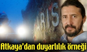 Kemer ilçesindeki ‘Paris 2’ adlı savaş gemisi batığının, bölgeye gelen