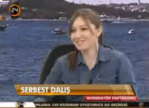 Serbest Dalış Dünya Rekortmeni Şahika Ercümen, Hakan Çelik’in konuğu oldu