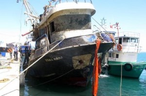 Gündoğdu Beldesi Limanı’ndan geçen yıl Aralık ayında Karadeniz’e açılan kaptan