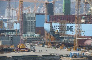 14 Haziran günü, Güney Kore Okpo limanında yapılacak isim verme