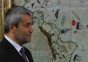 Bilim, Sanayi ve Teknoloji Bakanı Nihat Ergün, “Piri Reis, haritası