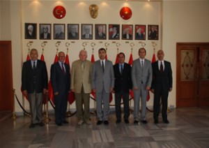 İMEAK DTO İzmir Şubesi Yönetimi İzmir Valisi Mustafa Toprak’a nezaket