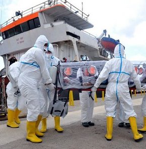 Antalya Limanı’nda, Sağlık Bakanlığı’na bağlı Türkiye Hudut ve Sahiller Sağlık