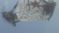 Taksim Gezi Parkı’nda başlayan direnişe bir destek de sualtından geldi. Türkiye’nin en önemli dalış merkezlerinden biri olan Antalya’nın Kaş ilçesindeki sualtı eğitmenleri, Akdeniz’in derinliklerinde açtıkları pankartla Taksim direnişine destek verdiler. SUALTINDA ‘HERYER TAKSİM, HER YER DİRENİŞ’ PANKARTI AÇTILAR Kaş sualtı […]
