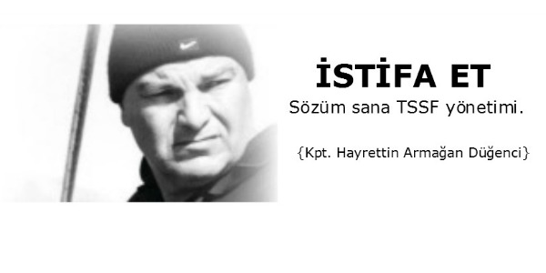 Sözüm sana TSSF yönetimi. 2005 -2014 gerçekleri görmek istemedin, ben