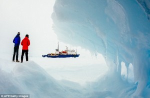 They went in search evidence of the world’s melting ice