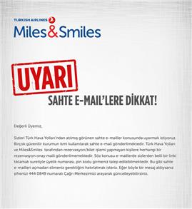 THY, yolcularına gönderdiği uyarı yazısında şu ifadelere yer verdi: “Sizleri