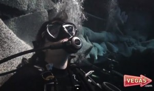 ) Vegas Expert Nicole Lucht scuba dives into Le Rêve