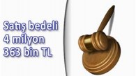 7,933 metrekaresi Hazineye ait 9,739 metrekare büyüklüğündeki turizm arazisinin tahmini bedeli ise 4 milyon 363 bin TL olarak açıklandı. Konuyla ilgili olarak Resmi Gazete’de yayımlanan ilanda şu bilgiler verildi: “1 – Yukarıdaki listede özellikleri belirtilen Hazineye ait taşınmazların satış ihalesi […]