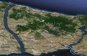 Çılgın proje olarak anılan Kanal İstanbul için belirlenen Silivri, Ortaköy,