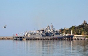   Deniz Kuvvetleri Komutanlığının Deniz Yıldızı-2014 Tatbikatı’na katılan savaş gemileri,