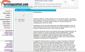 22 Mayıs 2014 Perşembe – NİLGÜN ATAR- turizmhaberleri.com Genel Yayın Yönetmeni Ülkemizde