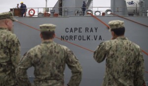 Suriye’den çıkarılan kimyasal silahların imha edileceği Cape Ray gemisi (ABD),