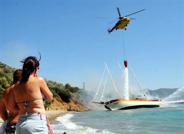 Muğla’nın Bodrum İlçesi’nde, saat 10.30’da GEM isimli lüks yata başlayan