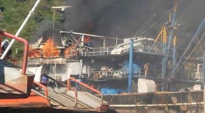 Yalova’nın Armutlu ilçesine bağlı Kapaklı köyünde bulunan tersanede meydana gelen