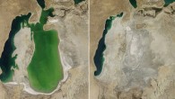 Amerikan Havacılık ve Uzay Dairesi’ne (NASA) ait Terra uydusuyla elde edilen bu fotoğraflar 2000 ile 2014 yılları arasına ait. Büyüklüğü nedeniyle ‘Aral Denizi’ olarak adlandırılan gölün nasıl kuruduğu bu çarpıcı görüntülerle anlaşılıyor. Sovyetler Birliği’nin 60’lı yıllarda hayata geçirdiği hatalı proje […]