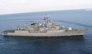TCG Turgutreis gemisi İtalya’dan Gölcük’e dönüşü sırasında Yunanistan’a ait bir