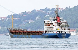 Moldava bandıralı ‘Blue Sky M’ adlı yük gemisi, Adriyatik Denizi’nde Yunanistan ile İtalya arasındaki