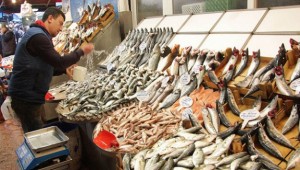 Karadeniz’in değişmez lezzetlerinden olan hamsi Gürcistan tarafında çıkması balık tezgâhlarında