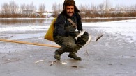Türkiye’nin en uzun nehri Kızılırmak’a balık avlamaya gelen bazı vatandaşlar, buz tabakasını balta ve nacakla kırıp, “basma tor” tabir edilen ağlar ve benzeri av malzemeleriyle balık tutuyor. Kimi balık tutkunları, buz tabakasının üzerinde zıplayarak balıkların ağa takılması için çaba sarf […]