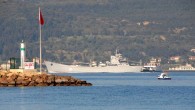 Alınan bilgiye göre, Ege Denizi’ne doğru ilerleyen 142 metre boyundaki 801 borda numaralı “Ladnyy” adlı askeri gemi, boğazdan geçiş yaptı. Rusya ‘nın Karadeniz filosuna ait olduğu öğrenilen “Krivak” sınıfı fırkateyn geminin gideceği liman hakkında bilgi verilmedi.