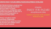 12 Mart 2015 Perşembe – Türkiye’ye paket turlarla turist getiren turizm grupları ve tur operatörleri içinde ilk iki sıra 10 yıldan bu yana değişim göstermedi.2014 yılında da Tantur Turizm ile Diana Travel toplam paket tur sayısında ilk sıraları aldı. İlk 10 grup […]