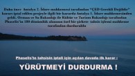11 Nisan 2015 Cumartesi – Phaselis Antik Kenti’ni yapılaşmaya korumaya yönelik başlatılan imza kampanyasının 93 bine ulaştığını belirten Phaselis İnisiyatifi; bakanlıklardan imzaların teslimi için henüz randevu alamadıklarını dikkat çekiyorlar. Phaselis Antik Kenti ile basın açıklamasında şu bilgilere yer verildi: PHASELİS ANTİK KENTİ […]