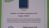21 Mayıs 2015 Perşembe – Uluslararası Çevre Eğitim Vakfı nın belirlediği 5 temel kriteri yerine getiren otellere verilen Yeşil Anahtar ödülü, tesislerinde çevreyi koruyucu tedbirler alan, aşırı tüketimin azaltılmasında ekonomik yöneticilik uygulayan ve daha geniş sorumluluklar alarak turizmin güçlendirilmesine katkı koyan işletmelere […]