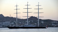 Yunan uyruklu iş kadını Elena Ambrosiadou’nun, The Maltese Falcon (Malta Şahini) isimli yelkenli yatı, Bodrum’a geldi.   Ambrosiadou’nun 2009 yılında 60 milyon sterline ABD’li iş adamı Tom Perkins’den satın aldığı 15 yelkeni bulunan yat, Bodrum’un Yalıkavak açıklarına demir attı.  Dünyanın […]